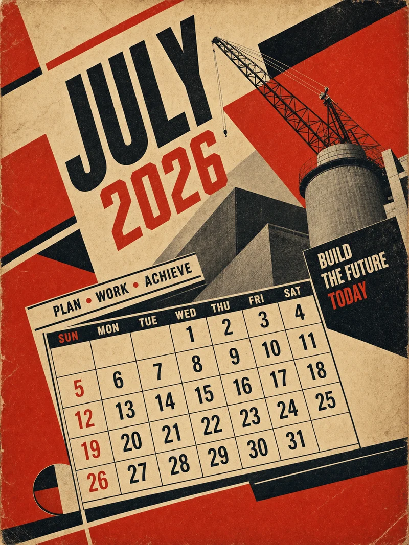 Calendar design example