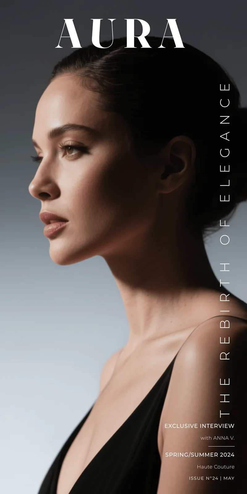 Magazine Cover design example